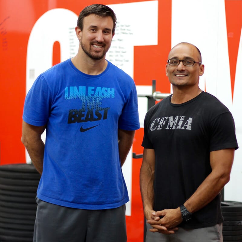 Charles Allen & Zack Bayag owners of CrossFit MIA
